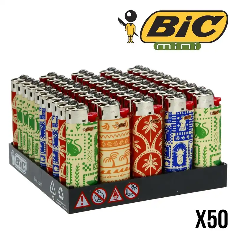 Dernière Chance BRIQUET BIC MINI \\u00c9T\\u00c9 TROPICAL X50