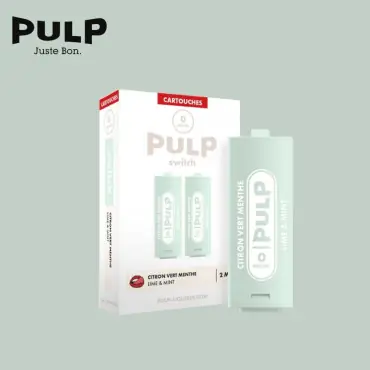 2 Recharges Puff Citron Vert Menthe Le Pod Switch Pulp Achetez Aujourd’hui