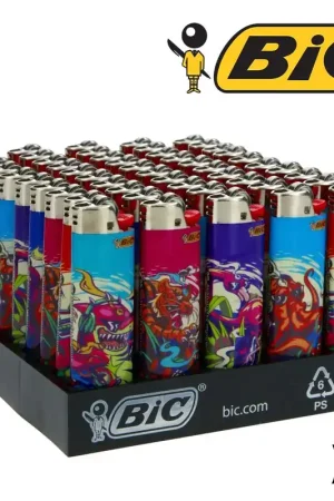BRIQUET BIC ANIMAL PSYCHEDELIA X50 Commander Vite