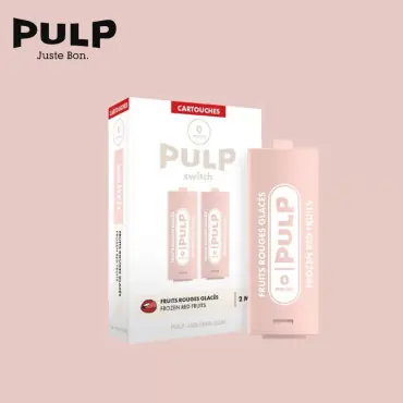 2 Recharges Puff Fruits Rouges Glacés Le Pod Switch Pulp Petit Prix