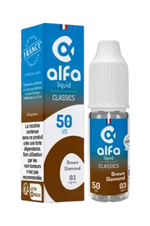 Super Prix E Liquide BROWN DIAMOND 50/50 - Alfaliquid