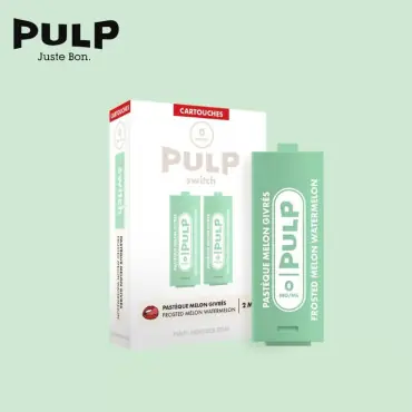 2 Recharges Puff Pastèque Melon Givrés Le Pod Switch Pulp Prix Promo