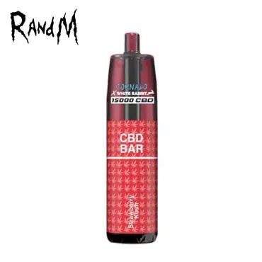 Retour Gratuit Kit Puff Tornado 15000 CBD Strawberry Kush White Rabbit Randm