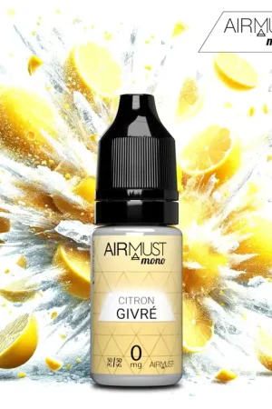 E-LIQUIDE AIRMUST CITRON GIVRE 10ML Prix Réduit