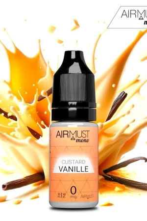 E-LIQUIDE AIRMUST CUSTARD VANILLE 10ML Nouvelle Collection
