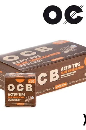 FILTRES CHARBON ACTIF OCB NON BLANCHI X10 Retour Gratuit