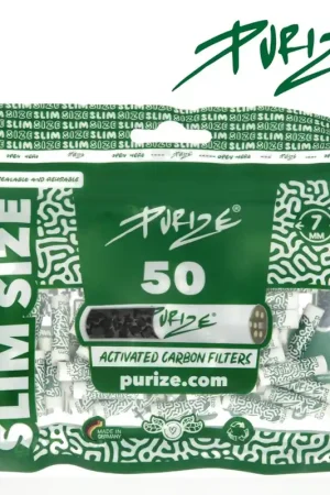 Vente Directe FILTRES PURIZE AU CHARBON ACTIF SLIM 7MM PAR 50