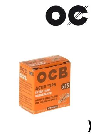 Affaire À Saisir FILTRES CHARBON ACTIF OCB NON BLANCHI EXTRA SLIM