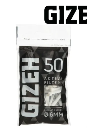 FILTRE GIZEH CHARBON ACTIF 6MM COCO PAR 50 Affaire À Saisir