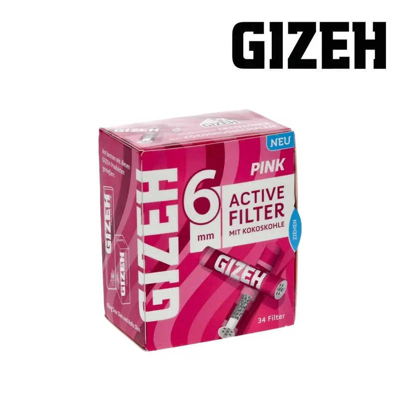 Seulement Aujourd’hui FILTRE GIZEH PINK CHARBON ACTIF 6MM ACTIVE FILTER