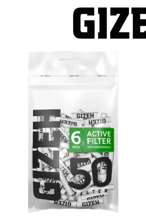 Acheter En Ligne FILTRE GIZEH CHARBON ACTIF 6MM ACTIVE FILTER PAR 50
