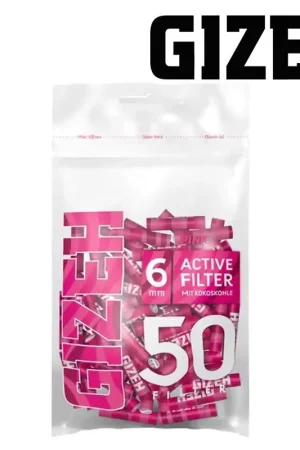 Achetez Aujourd’hui FILTRE GIZEH CHARBON ACTIF 6MM PINK PAR 50