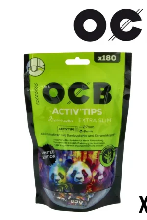 Achat Immédiat FILTRES OCB ACTIV TIPS BAMBOO 6MM EDITION LIMITEE PAR 180
