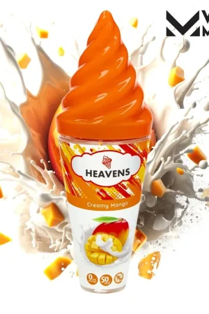 E-LIQUIDE HEAVENS MANGUE CREMEUSE 50ML Commande En Gros