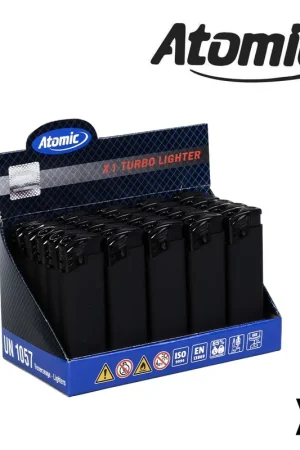 BRIQUET ATOMIC TURBO SOFT BLACK X25 Petit Prix