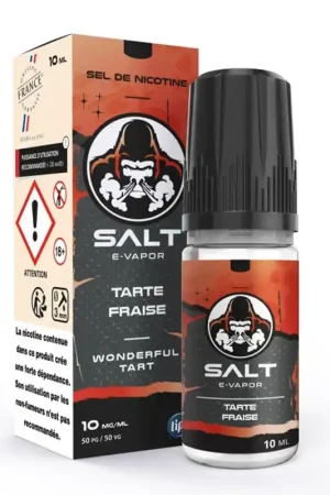Tarte Fraise sel de nicotine 10 ml - Salt E-Vapor Promotion