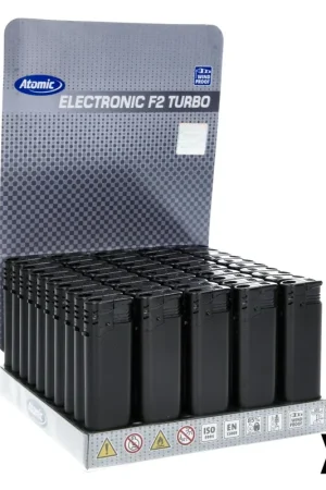 Haute Qualité BRIQUET ATOMIC TURBO NOIR X50