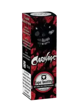 E Liquide CARNAGE 10 ml - Vape Institut Promotion Saisonnière