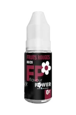 E Liquide FRUITS ROUGES 80/20 10 ml - Flavour Power Produit De Marque
