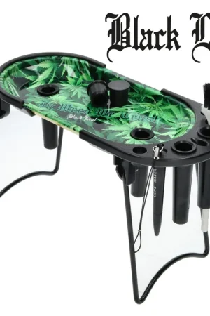 Haute Qualité PLATEAU CONSOLE BLACK LEAF