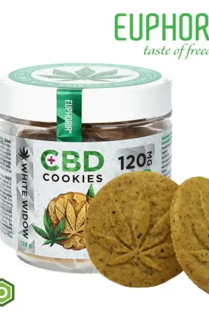 COOKIES CBD EUPHORIA WHITE WIDOW 120G Prix Bas