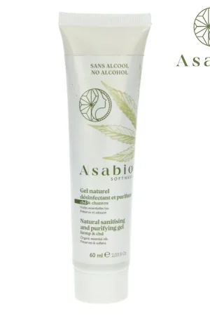 Réduction GEL CBD DESINFECTANT ET PURIFIANT ASABIO 60ML