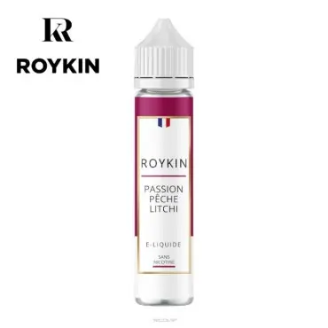 E-liquide Passion Pêche Litchi Roykin 50ml Livraison Gratuite