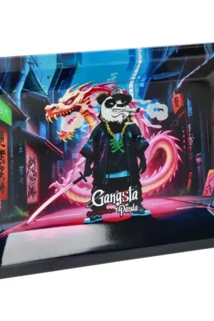 Nouvel Arrivage PLATEAU METAL GANGSTA PANDA DRAGON