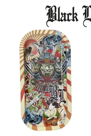Meilleur Choix PLATEAU METAL BLACK LEAF RONIN+GEISHA