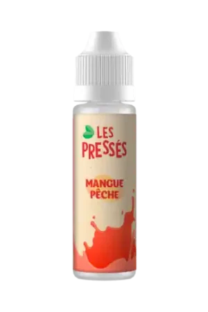 Authentique E Liquide MANGUE PÊCHE 50 ml - Les pressés