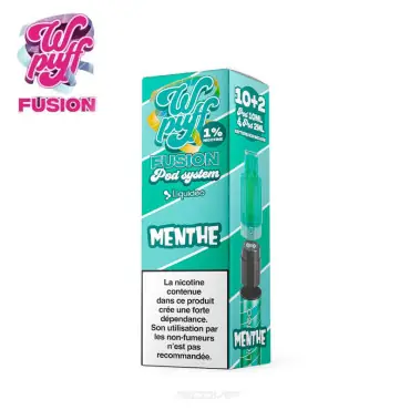 Meilleur Choix 1 Cartouche Menthe Fraîche Fusion Pod System Liquideo