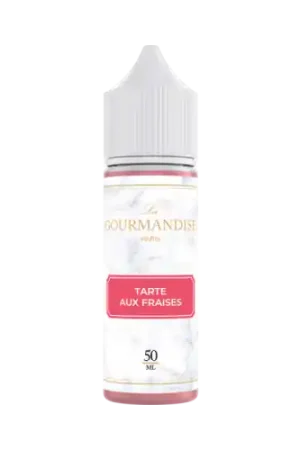 E Liquide TARTE AUX FRAISES 50 ml - La Gourmandise Paiement Sécurisé