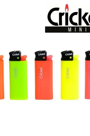 Solde BRIQUET CRICKET MINI FLUO X5