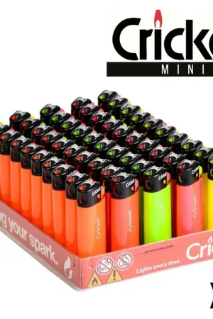 Satisfait Ou Remboursé BRIQUET CRICKET MINI FLUO X50