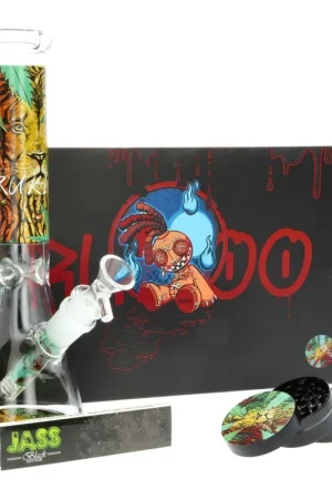 Retour Gratuit BANG EN VERRE JUNGLE COFFRET CADEAU 25CM