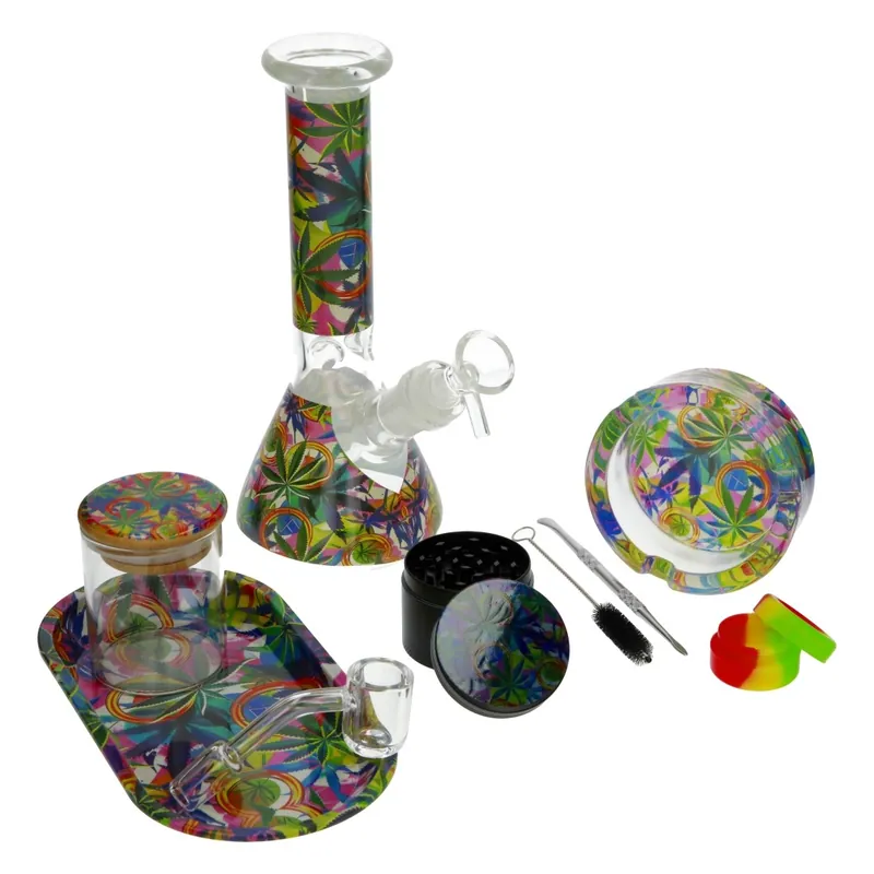 Top Vente COFFRET BANG MULTI ACCESSOIRES LEAF HEMP COLORFUL