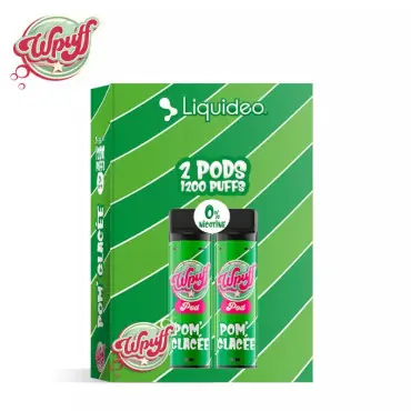 Prix Cassé 2 Recharges Puff Pom Glacée Wpuff 1800 Liquideo