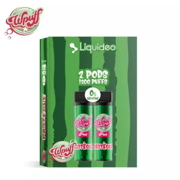 2 Recharges Pastèque Wpuff 1800 Liquideo Livraison Gratuite