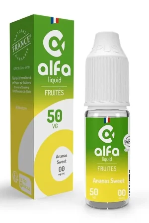 Vente Directe Ananas Sweet 50/50 10 ml - Alfaliquid