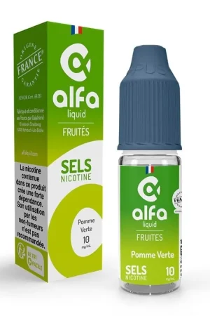 Seulement Aujourd’hui Pomme Verte Sel de Nicotine 10 ml - Alfaliquid
