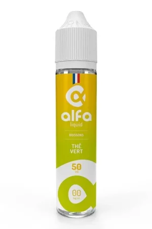 Thé Vert 50 ml - Alfaliquid Nouvel Arrivage