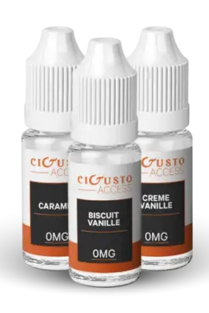 Vente Flash Pack 3 E Liquides Gourmands - Cigusto Access
