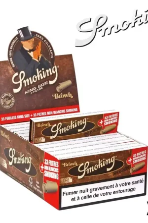 Commander Vite SMOKING BROWN SLIM + TIPS X24