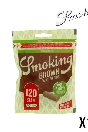 Acheter En Ligne FILTRES SMOKING SLIM BROWN