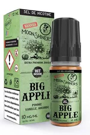 Achat Immédiat Big Apple 10 ml Sel De Nicotine - Moonshiners