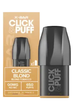 Soldes Cartouche pré remplie Click & Puff BLOND TOBACCO - X Bar
