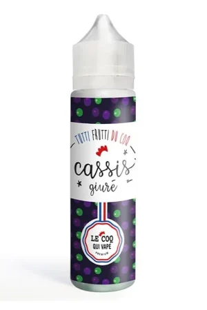 Cassis Givré 50 ml Tutti Frutti  - Le Coq Qui Vape Réduction