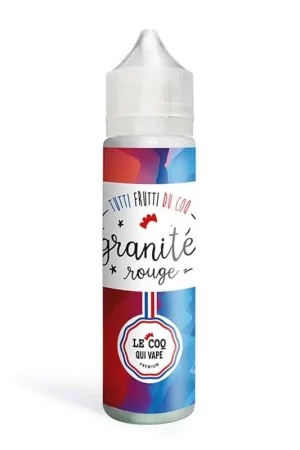 Granité Rouge 50 ml Tutti Frutti - Le Coq Qui Vape Dernière Chance
