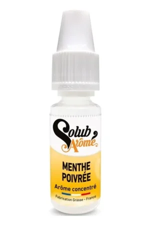 Concentré Menthe Poivrée 10 ml - Solubarome Dernier Modèle