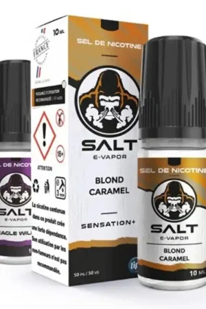 Blond Caramel sel de nicotine 10 ml - Salt E-Vapor Prix Promo